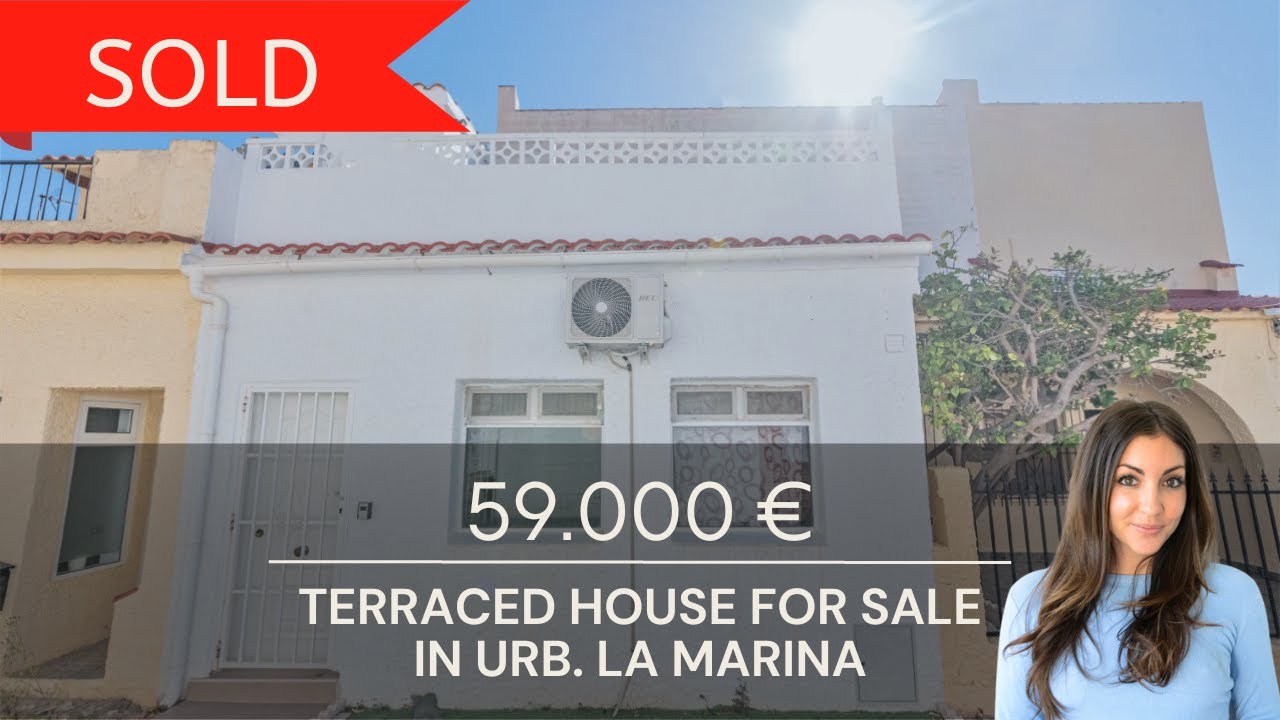 SOLD! 59.000€ Terraced Property for sale in La Marina Ref 5034