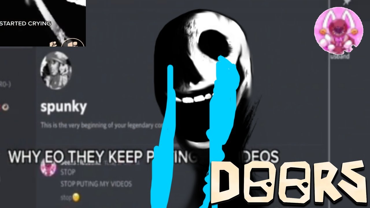 kid cries from jack jumpscare ROBLOX DOORS [PART 3] YouTube