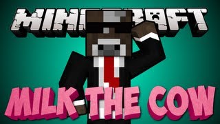 Minecraft MILK THE COW Minigame screenshot 1