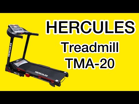 Hercules TMA-20 Treadmill Full Review by Puneet Garg @ufitindia #hercules # treadmill #ufitindia - YouTube