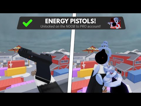 Unlocking The ENERGY PISTOLS and the best skin for it in Roblox Rivals!!!(Noob to pro part 4)