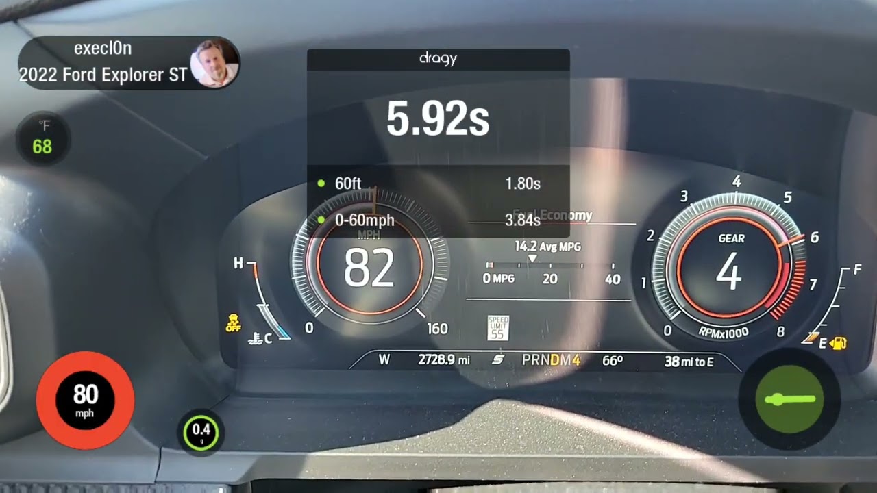 2022 Ford explorer st zfg e50 dragy YouTube
