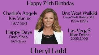 Happy 74th Birthday to actress/ singer Cheryl Ladd! 7/12/1951