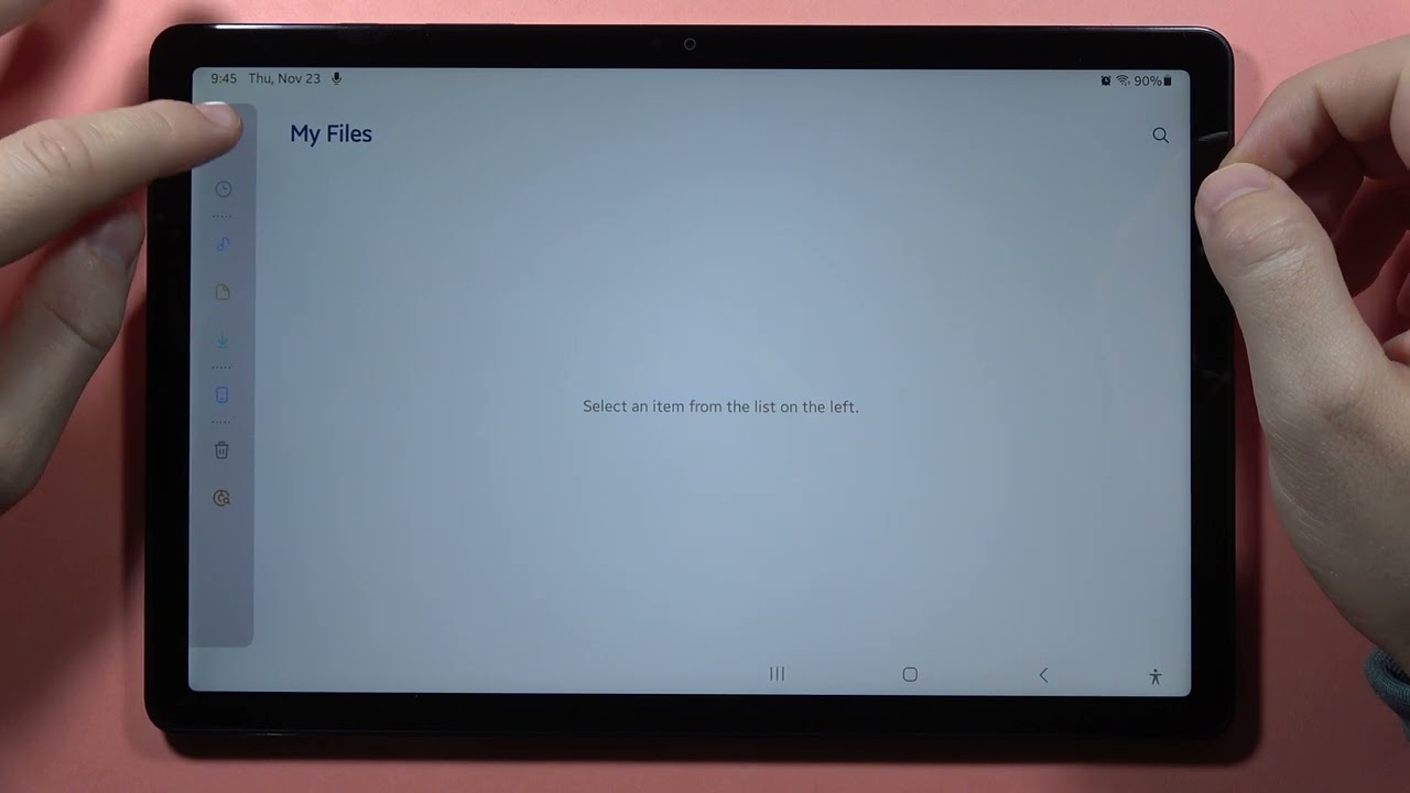 SAMSUNG Galaxy Tab A9/A9+ Find Recycle Bin - Open Trash 