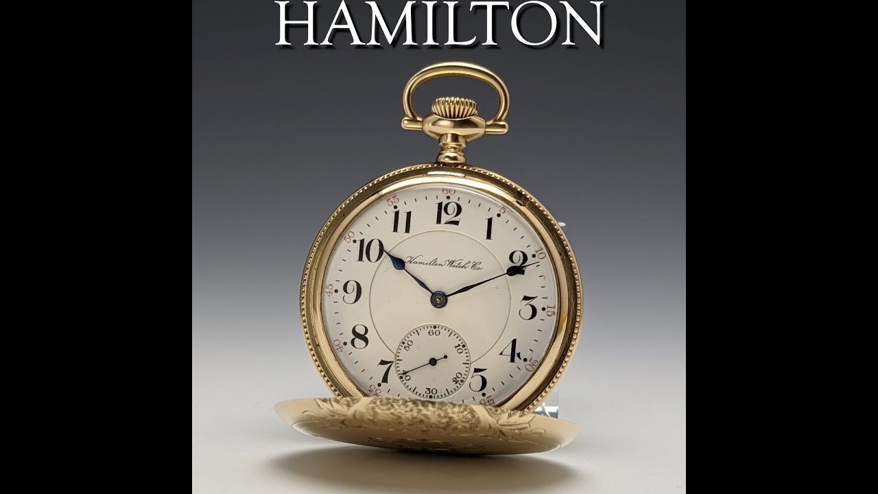 1906年 米国アンティーク 動作良好 ハミルトン 992懐中時計 21石 