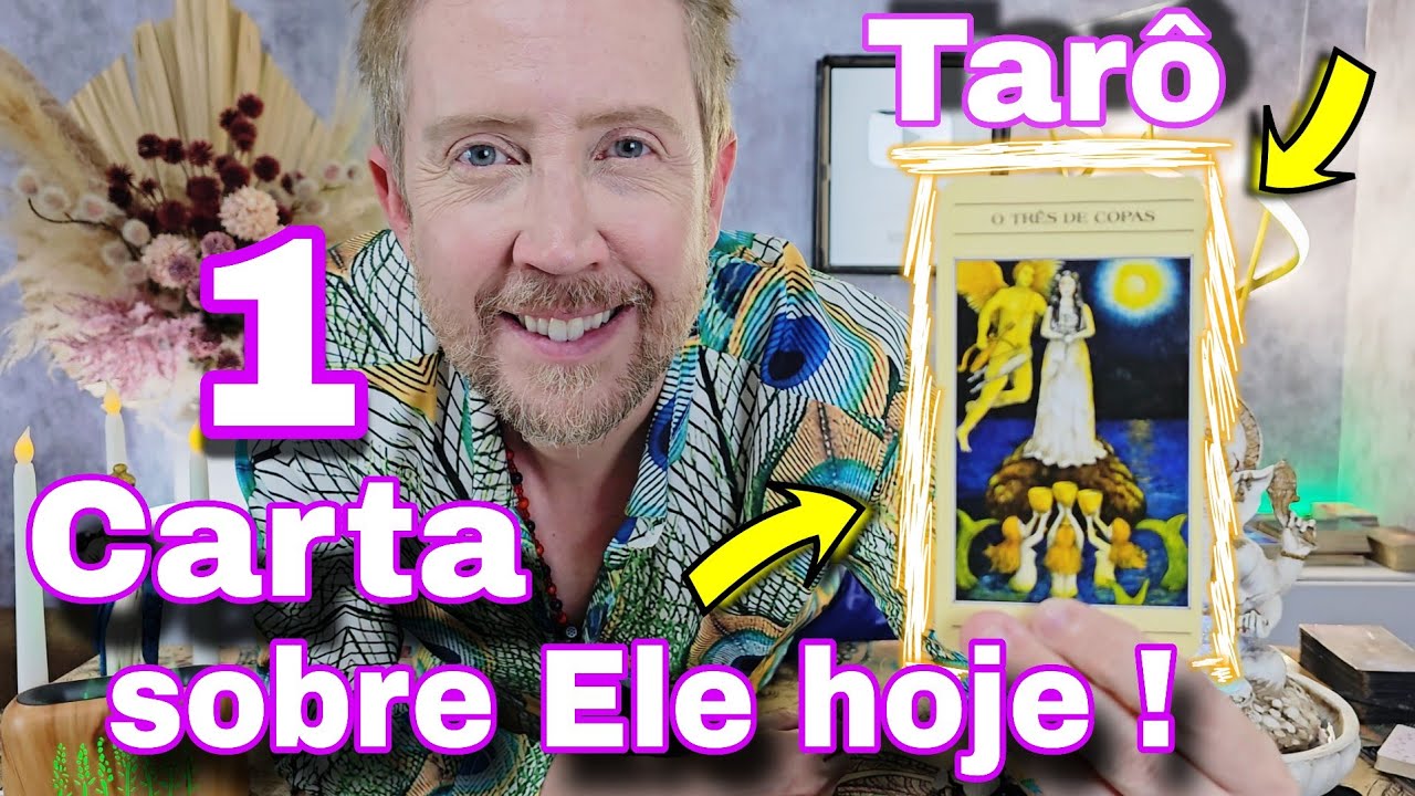 1 CARTA SOBRE ELE HOJE ! QUAL A ENERGIA DELE HOJE EM RELAÇÃO A VOCÊ?rei do oráculo hoje,bubatarohoje
