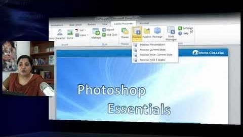 Preview and Publish Workflow in Adobe Presenter 8
