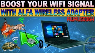 Boost Your Wi-fi Signal Connection Using ALFA Network Wireless Adapter (AWUS036H) / Realtek RTL8187 screenshot 1
