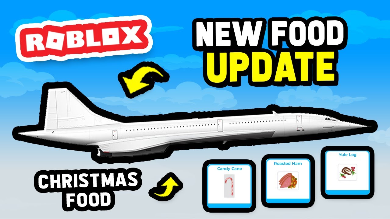Новое обновление с едой в Cabin Crew Simulator (Roblox)