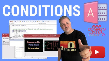 ADI Part 2: How to Build Conditions in Microsoft Access