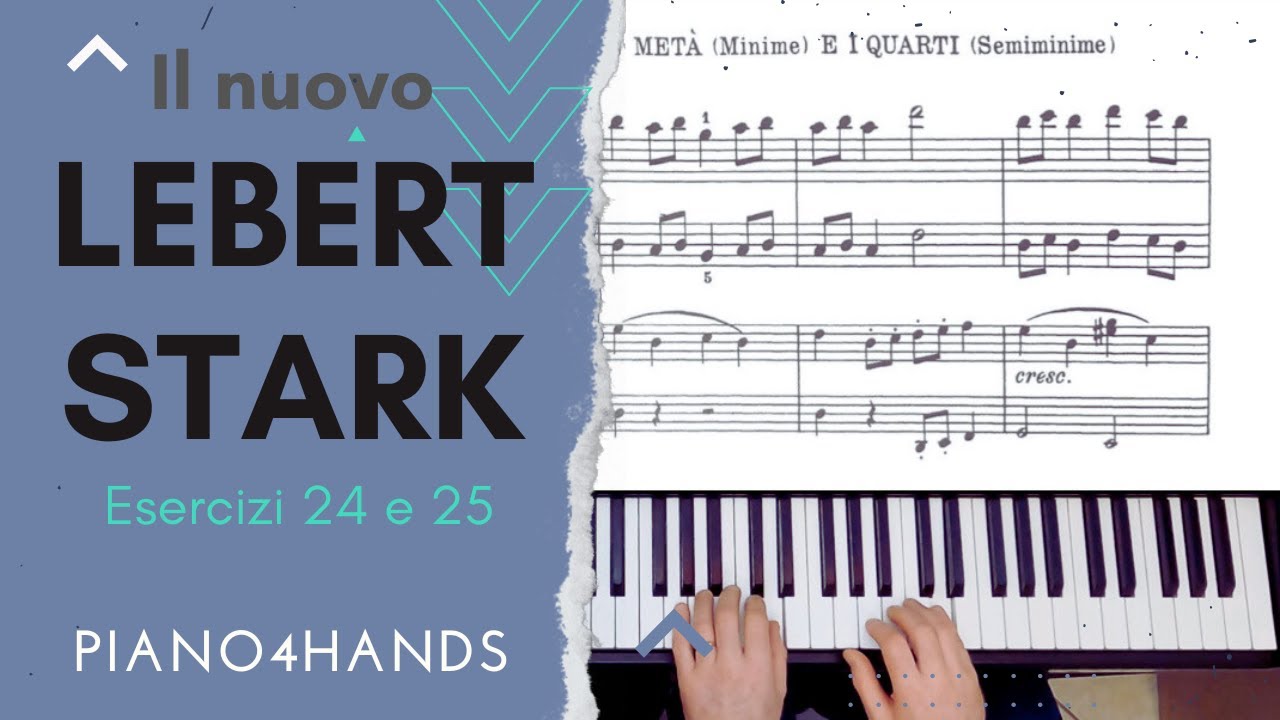 Lebert - Stark: 24-25 🎹 Exercises for Piano 4 Hands 🎹
