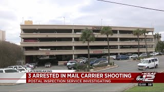 Video: 3 people arrested in mail carrier shooting