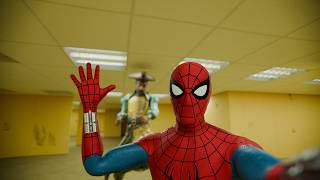 Captain Clark & Spider-Man: Friendship in the Backrooms (Found Footage)!!! #backrooms #3d #animation
