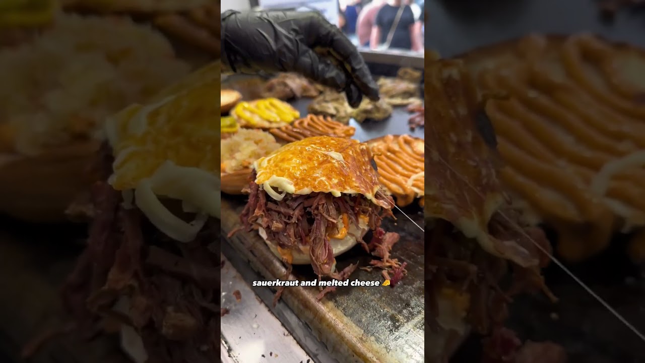 CAMDEN MARKETS BEST KEPT SECRET 🤫 #Bagels #foodie #streetfood #camden #shorts