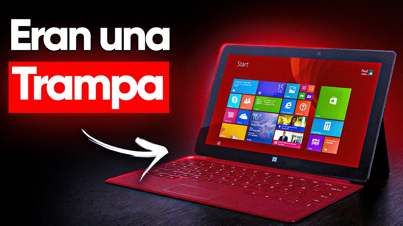 Por qué NADIE QUISO Las Surface de Microsoft y FRACASARON