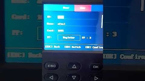 biometric attendance machine|| setting and data inter|| configuration|| #shorts