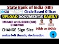 State Bank of India (SBI) Circle Based Officers (CBO) Form 2025: Photo, Signature & Thumb Impression