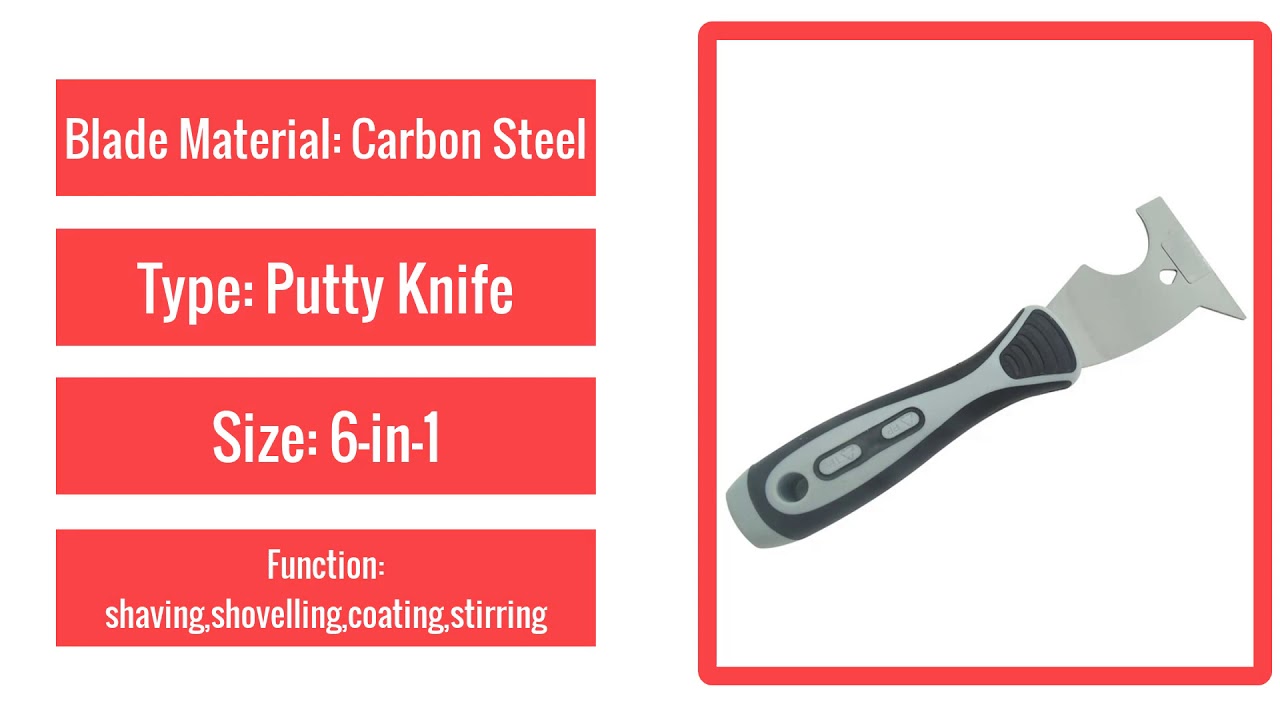 Multifunction Glazing Carbon Steel Putty Knife Blade Antirust Batch Knife Highpolished Wipe