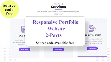 Personal Portfolio website using HTML, CSS and JavaScript (from scratch)  | Part - 2