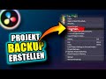 Projekte SICHERN in DaVinci Resolve | Backup &amp; Archive im Vergleich |DaVinci Resolve Tutorial