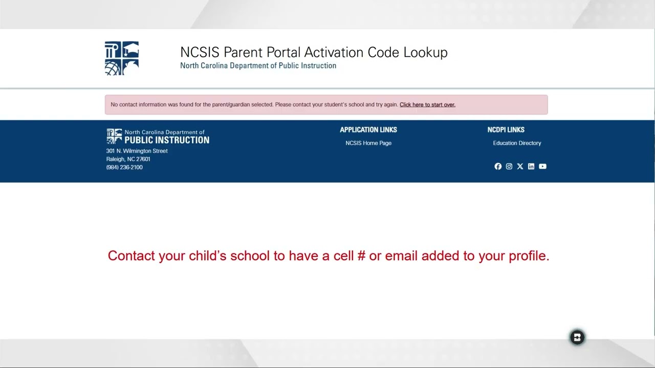 Infinite Campus: Активация студенческого аккаунта