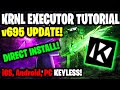 KRNL Executor Mobile 2025 TUTORIAL NEW UPDATE ⚡ iOS Android, PC How to Download KRNL Executor NO KEY