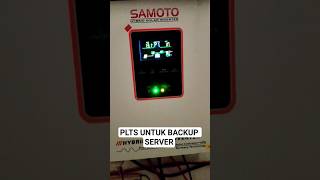 PLTS sederhana untuk backup server #plts #inverterhybrid #samoto