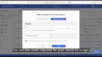 WaiverForever tutorial - My waiver list