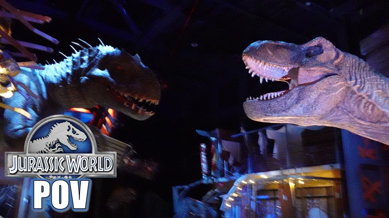 Jurassic World Adventure POV (60FPS), Universal Studios Beijing Amazing Dark Ride | Non-Copyright
