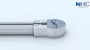 Smart Electric Curtain Tracks HT100B - Central Opening Assembly (operate 2 curtains)