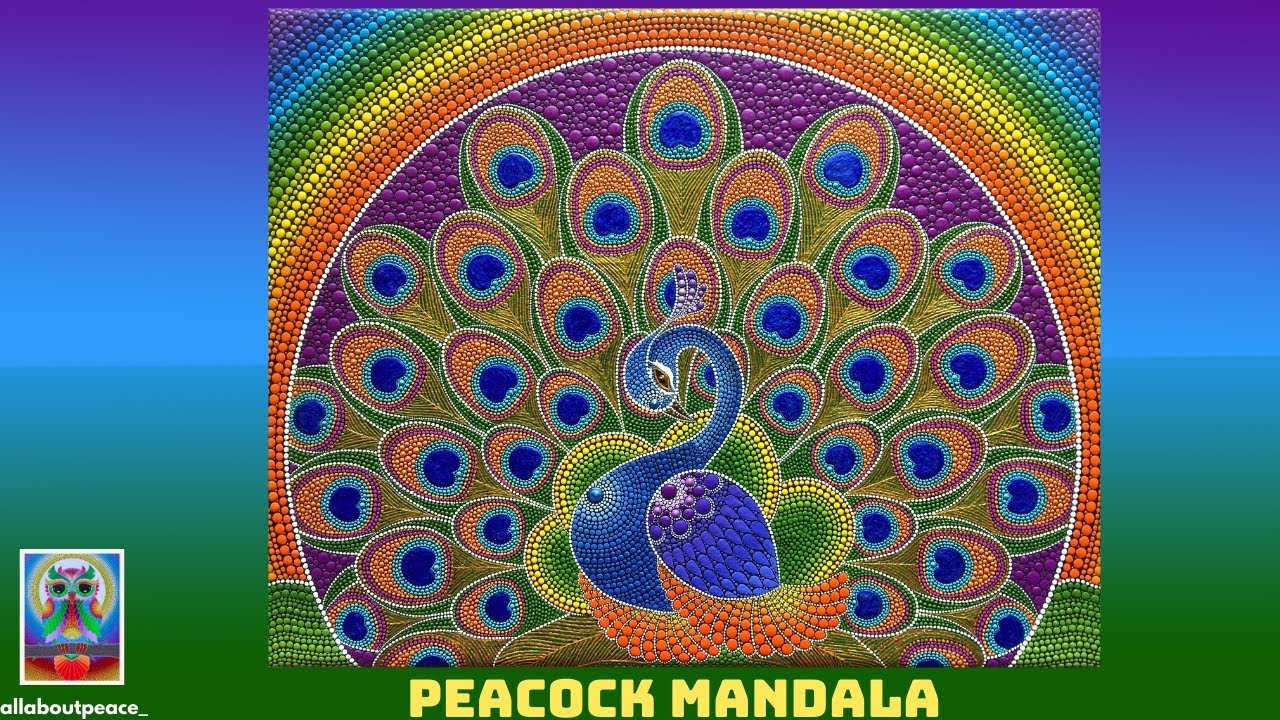 Peacock Mandala Dot Art (Arum S Mandalas)