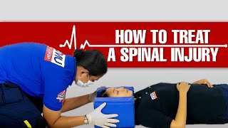 How to Treat and give First Aid to a Spinal Injury?