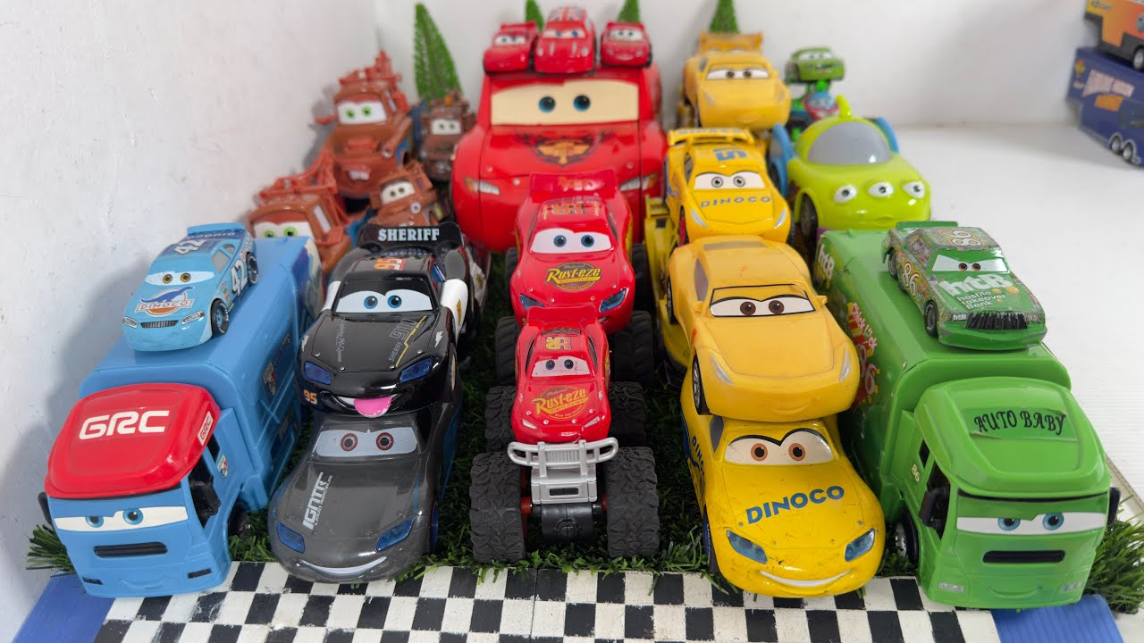 Disney Pixar Cars Unboxing Review | Full Lightning McQueen, Tow Mater, Doc Hudson, Sally, Mack