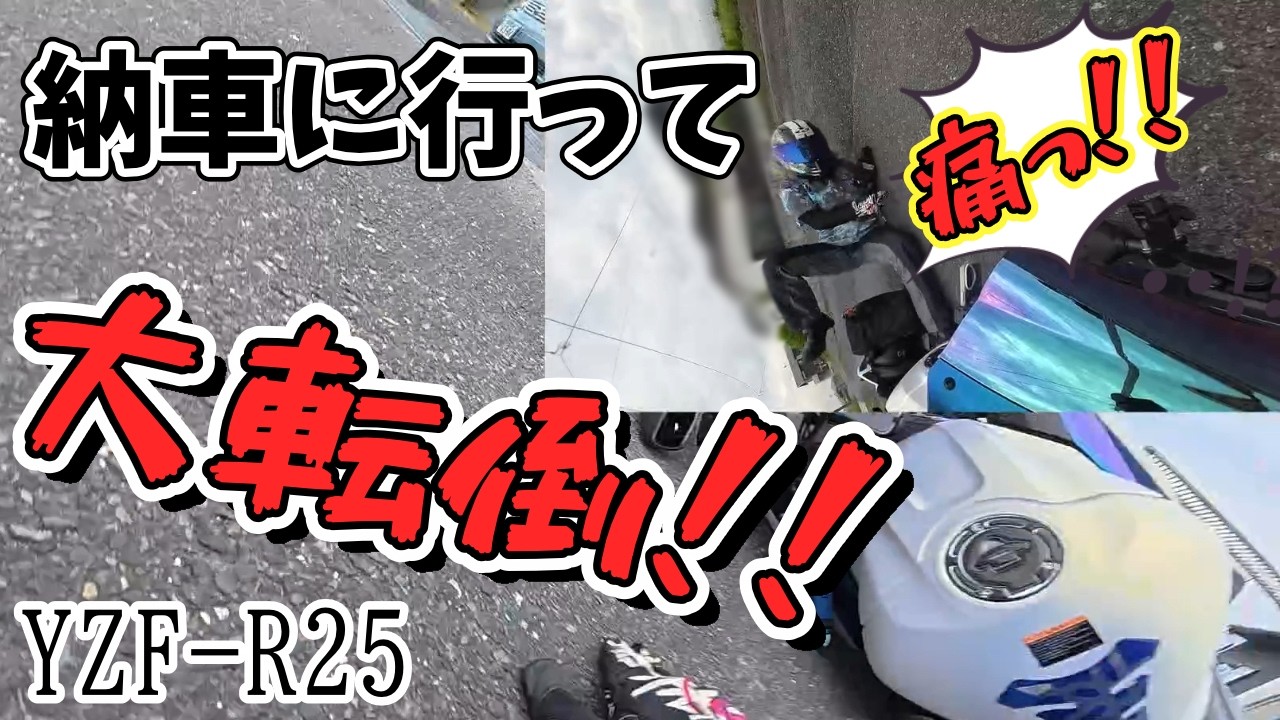 てーて I went to pick up the new Eliminator and had a disastrous fall