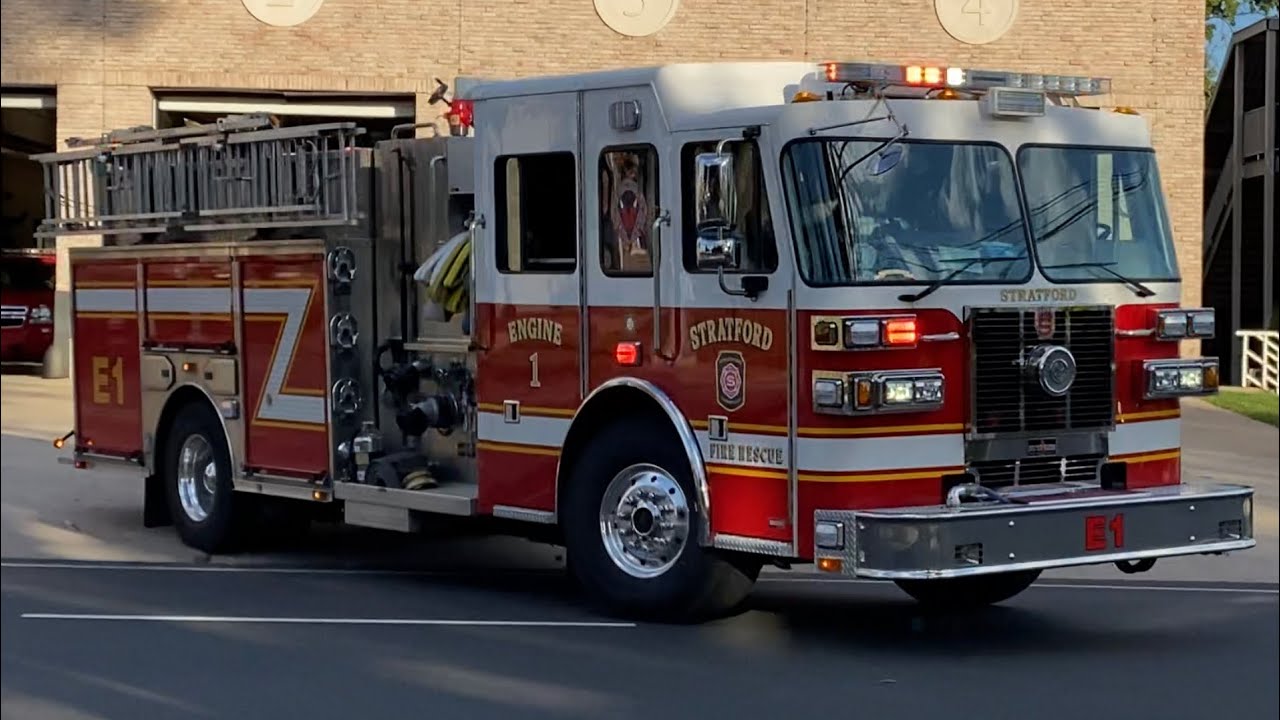 Stratford Fire Department Engine 1 and Tac 5 Responding YouTube