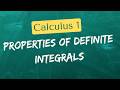 Properties of Definite Integrals