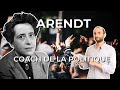 Arendt coach de la politique