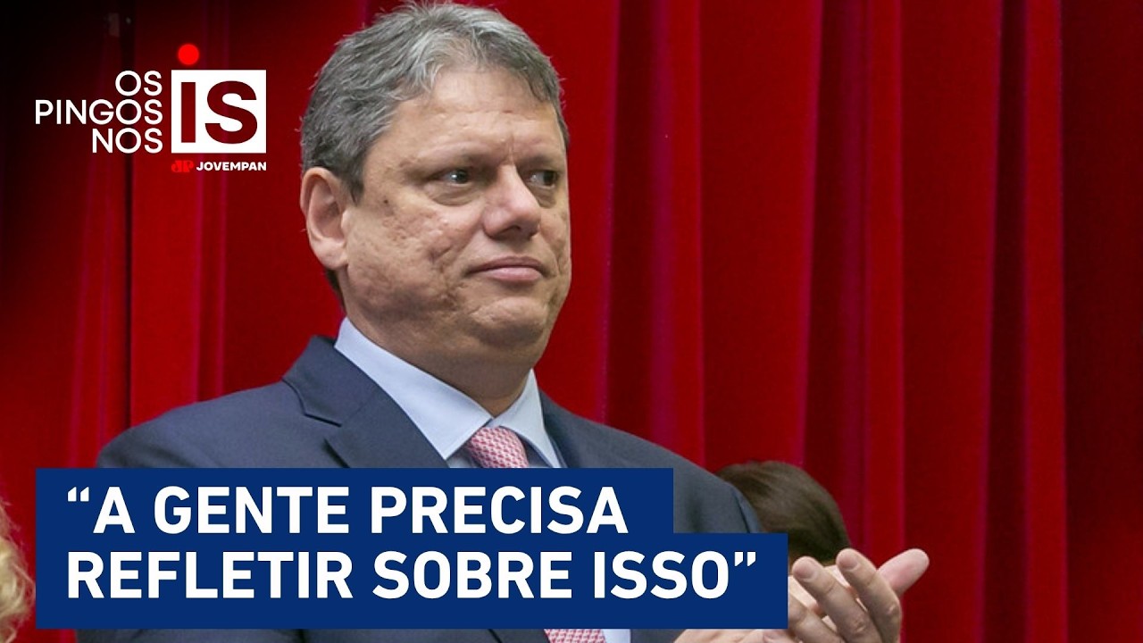 Tarcísio critica cancelamento de debate: “Mais uma vez o Judiciário vai ser descredibilizado”