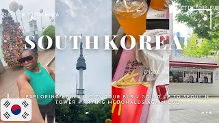 My experience at Seoul N Tower | City Tour Bus+ I went back to McDonalds😩| Day 4 in South Korea🇰🇷