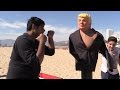 Punching Trump and Hillary in Public