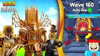 Clock Uni̇tler Vs Endless Mode Ve Yeni̇ Şarki Roblox Skibidi Toilet Tower Defense