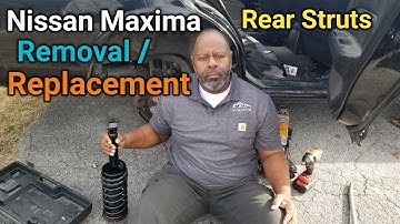 Nissan Maxima Rear Struts Removal / Replacement #strut #nissan #carvideo