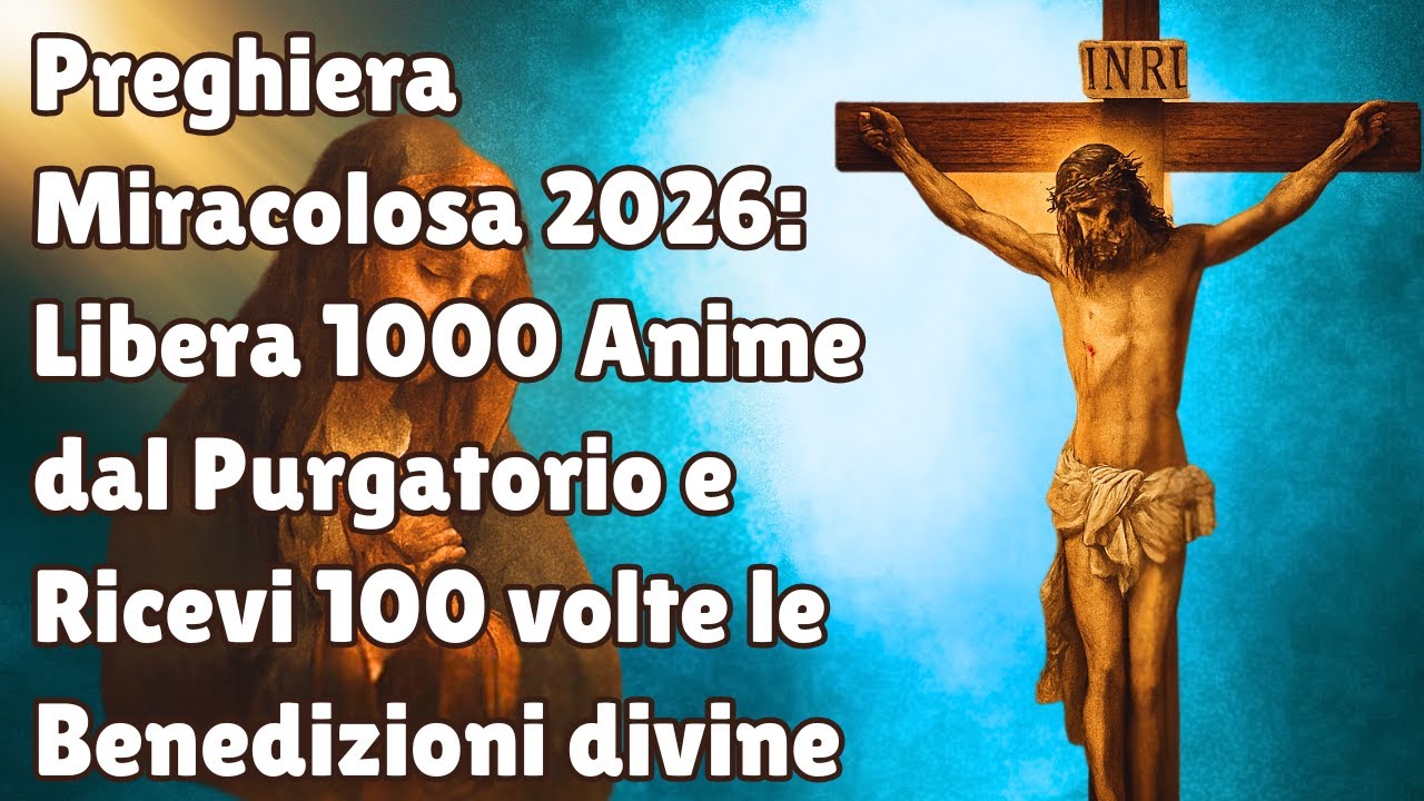 Preghiera Miracolosa 2026: Libera 1000 Anime dal Purgatorio e Ricevi 100 volte le Benedizioni divine