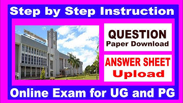 Bharathiar University First Year UG and PG online exam Step by Step guidelines | MOCK test date