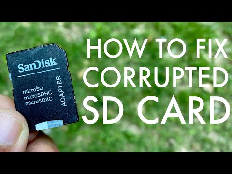 How To Repair Corrupted SD Card! (2020)