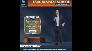 ESMC BUSINESS SCHOOL : ❌ Avant même de lire ton CV, le recruteur a déjà décidé. #alternance