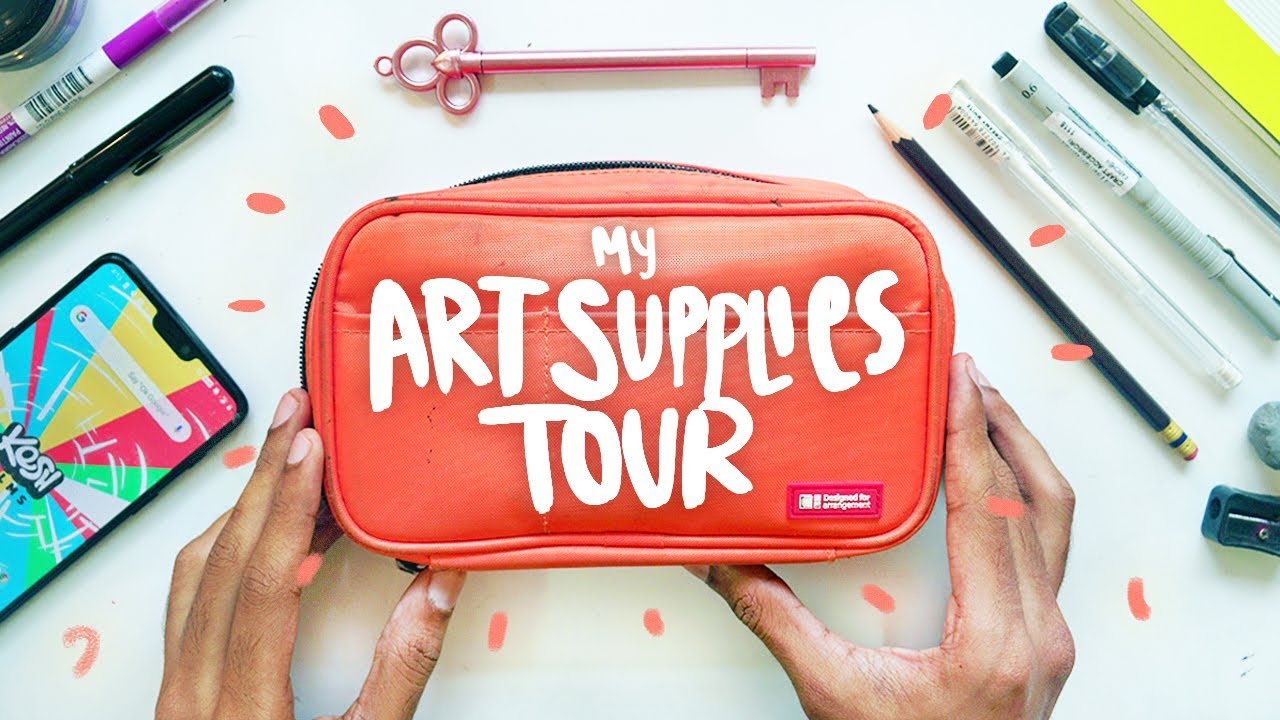 What's in my Drawing Pouch?' - an Art Supplies Tour 