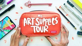 'What's in my Drawing Pouch?' - an Art Supplies Tour