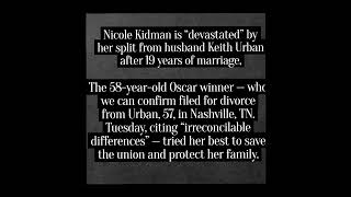 Nicole Kidman’s battle to save her marriage to Keith Urban#celebrity #newsupdate#famouspeople