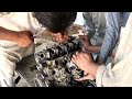 Fixing process of car engine